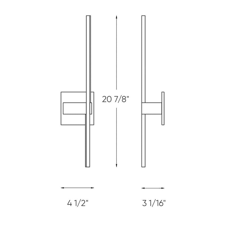 21 Inch Linear LED Wall Sconce