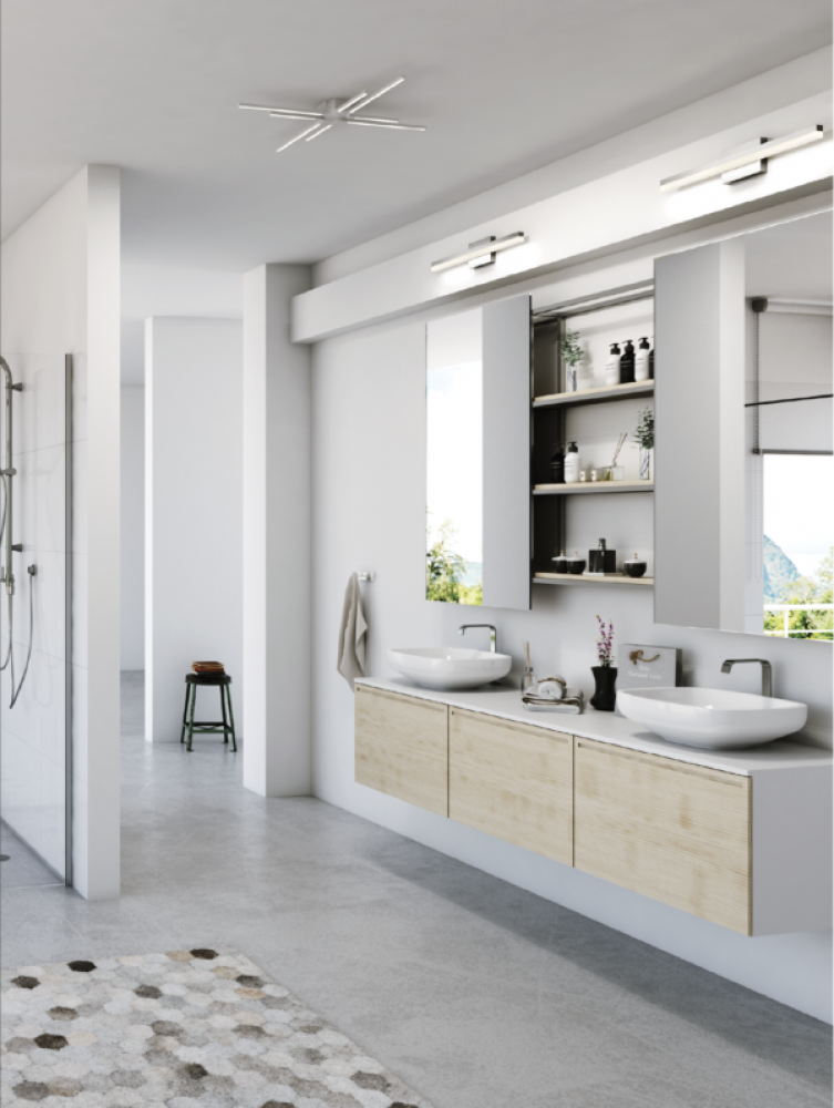 32 Inch Star LED Flush Mount