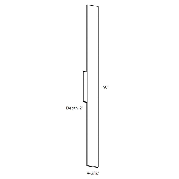 Slim decorative Outdoor modern wall sconce 5CCT