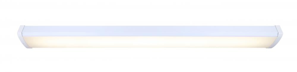 LED Utility LED Integrated Utility Light, White Finish