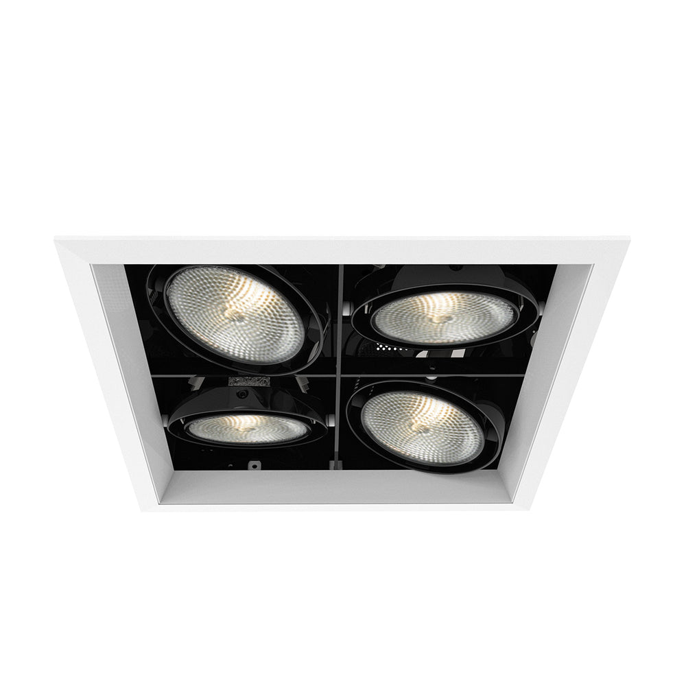 MuLT, Par30, Trm, 4LT , Sq, Wht/blk