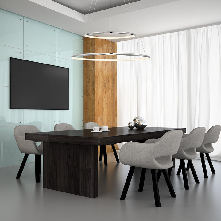 Valley, LED Pend, Lrg, Chrome