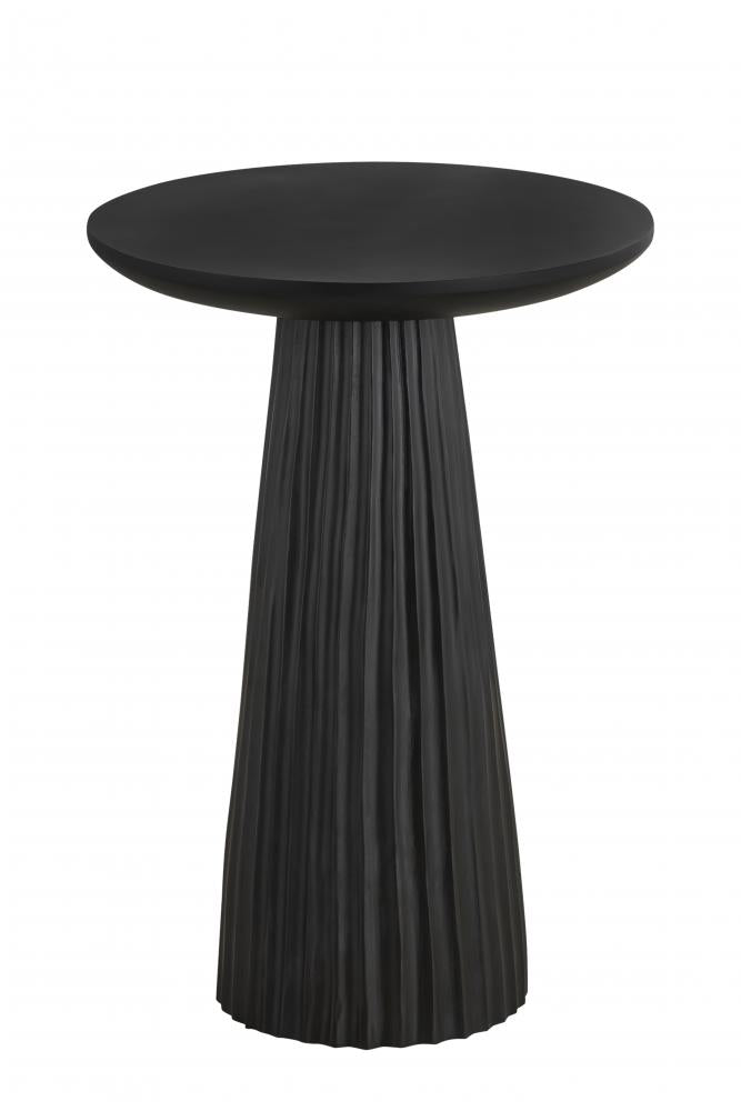 Jai Black Finished Wood Side Table