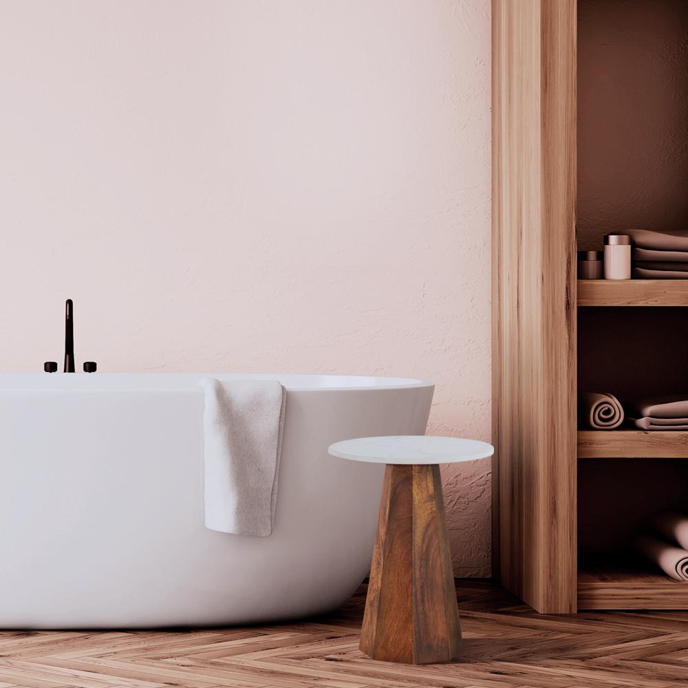 Naya Natural Wood Side Table