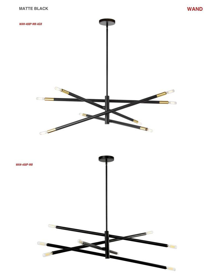 8LT Pendant, MB Finish