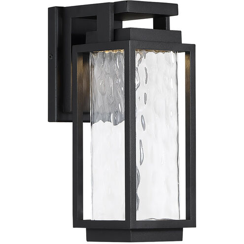 Black Outdoor Wall Light (missing glass)