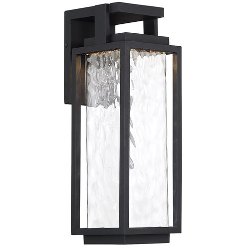 Black Outdoor Wall Light (missing glass)