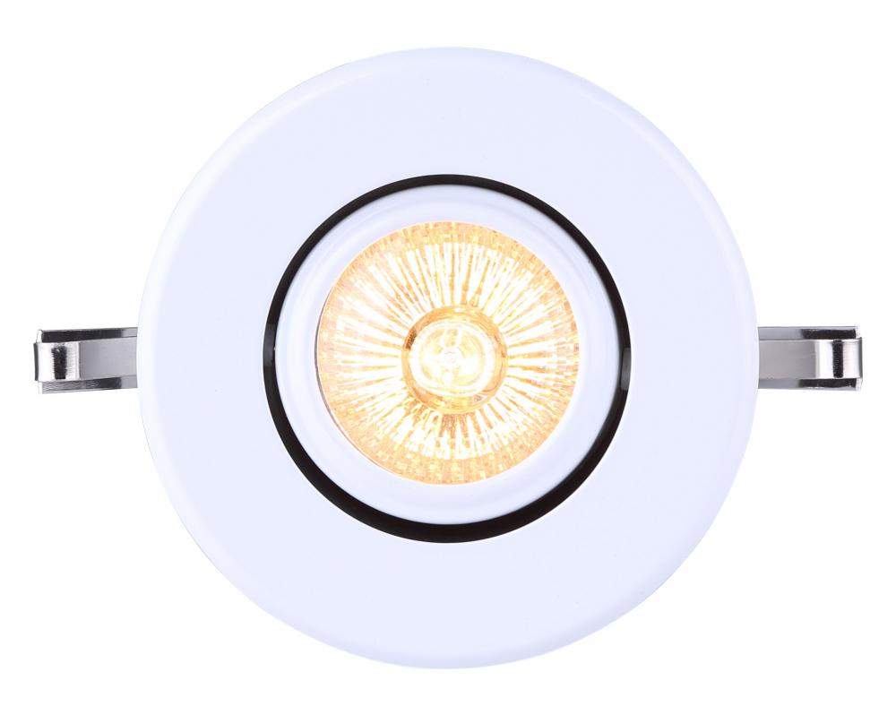 Recessed, Rn3dc1 Wh, 3 in Non-insulated Remodel, Gimbal Trim, 50w Gu10 (included)