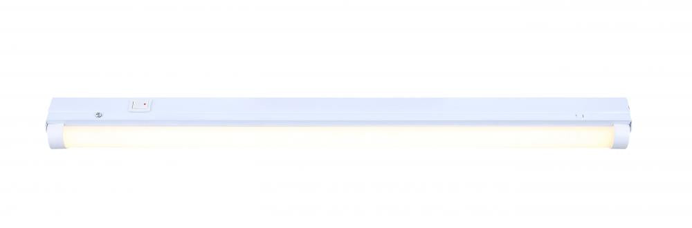 LED Utility LED Integrated Utility Light, White Finish