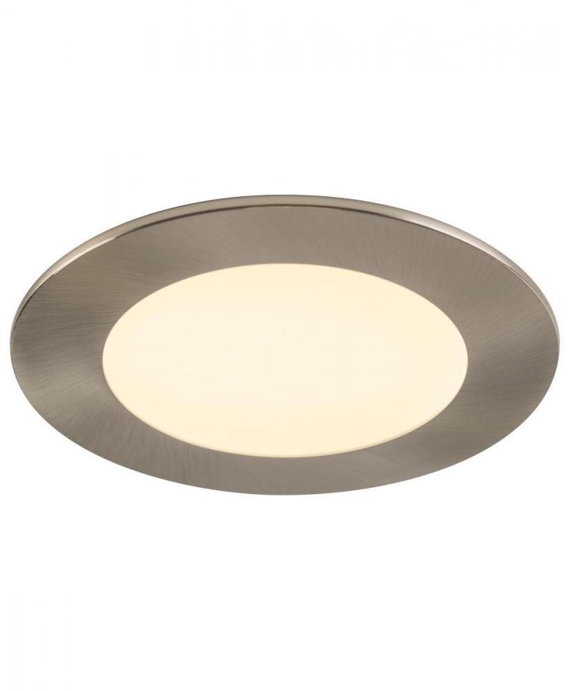 SlimLED Classic 4&#34; Round Brushed Nickel