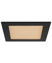 Lite-Line SLM6S-3020DTW-BK - SlimLED Classic 6" Square