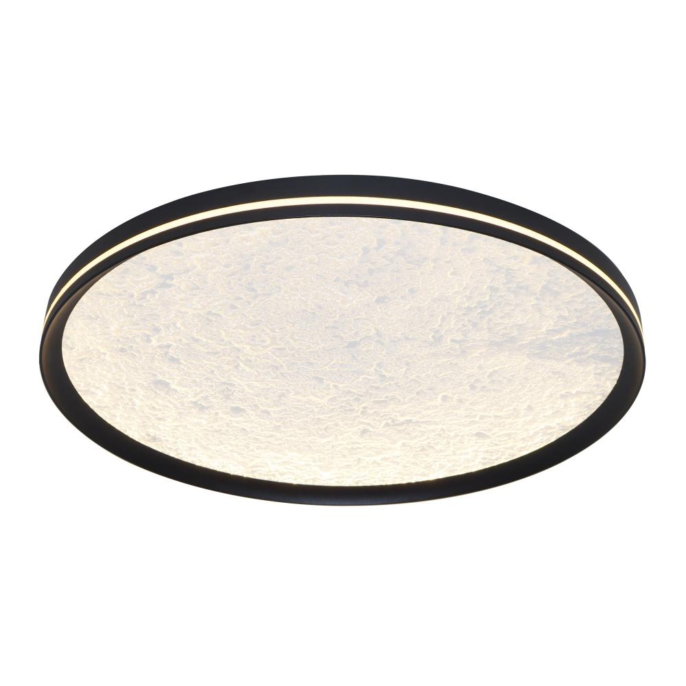 Luna Integrated LED Flush Mount 12&#34;, Black