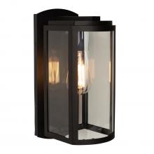 Artcraft AC8691BK - Lakewood Collection 1-Light Exterior Wall Light, Matte Black