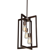 Artcraft AC10413 - Gastown 3-Light Chandelier