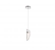 Lib & Co. CA 12166-017-01 - Sorrento, 1 Light LED Pendant, Clear, Chrome Canopy