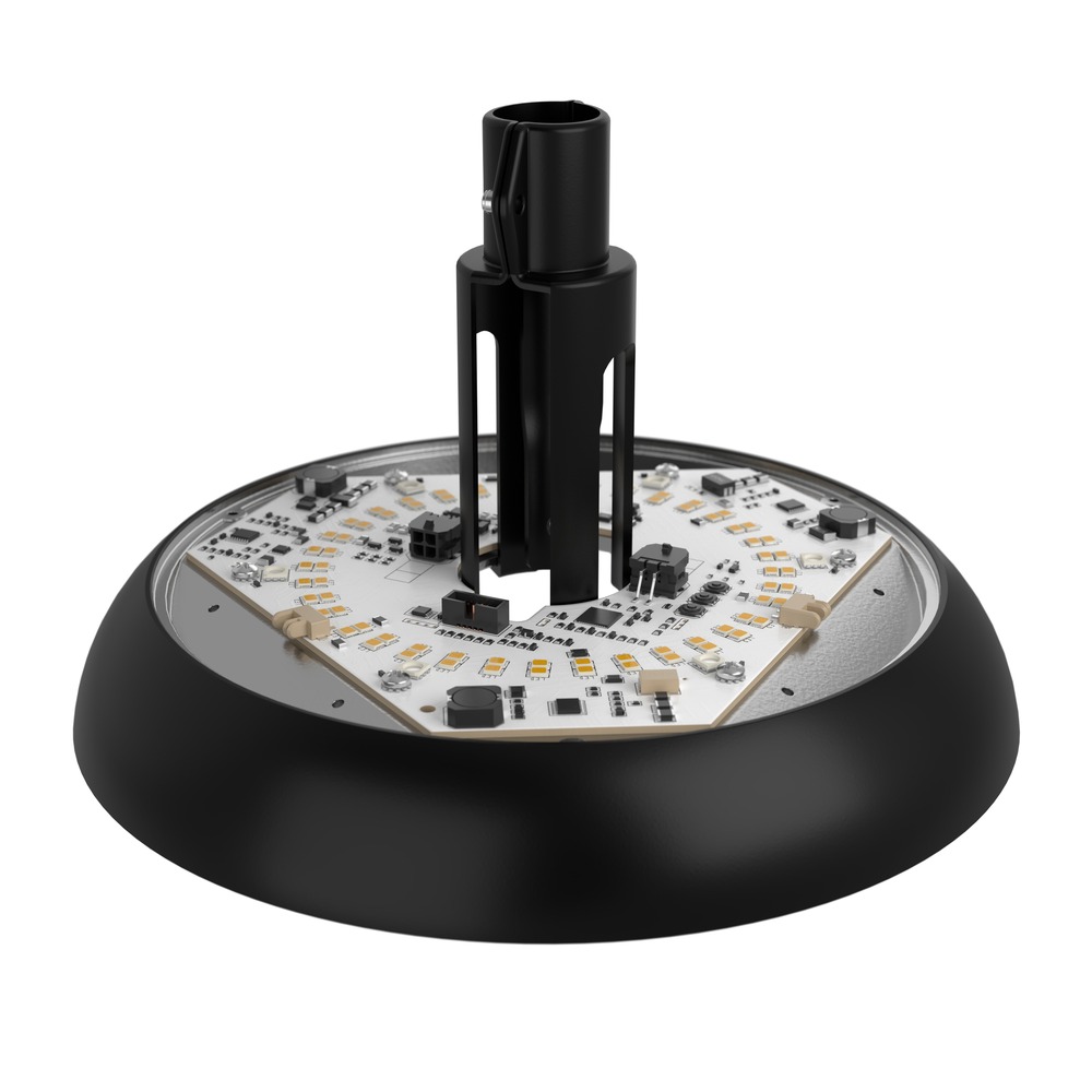 Haiku Chromatic Uplight Kit, LED, RGB, Black, Indoor Only