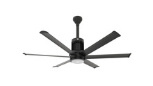 Big Ass Fans MK-I61-051806A728I12S2 - Ceiling Fan Kit, i6, 60", 100-277V/1PH, WiFi/BLE, Indoor, 0.05HP, 125W, Universal Mount