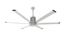 Big Ass Fans MK-I61-061806A727I12S2 - Ceiling Fan Kit, i6, 72", 100-277V/1PH, WiFi/BLE, Indoor, 0.05HP, 125W, Universal Mount