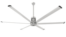 Big Ass Fans MK-I61-081806A727I24 - Ceiling Fan Kit, i6, 96", 100-277V/1PH, WiFi/BLE, Indoor, 0.05HP, 125W, Universal Mount