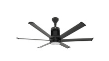 Big Ass Fans MK-I61-051806A728I06S2 - Ceiling Fan Kit, i6, 60", 100-277V/1PH, WiFi/BLE, Indoor, 0.05HP, 125W, Universal Mount