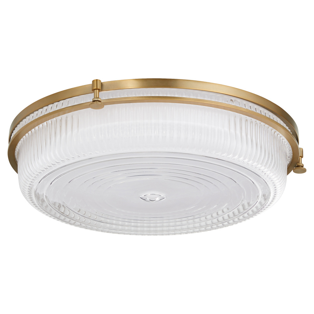 EMORY 18&#34; 5CCT CEILING MOUNT - BRUSHED BRASS