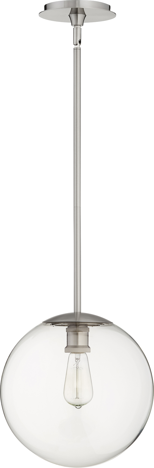 12&#34; CLR Globe Pend - STN