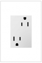 Legrand ARTR153W4 - adorne? 15A Dual Tamper-Resistant Plus-Size Outlet, White