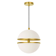 Dainolite AMC-1330LEDP-AGB - 30W Pendant, AGB w/ WH Glass