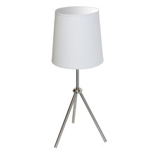 Dainolite OD3T-S-790-SC - 1LT 3 Leg Drum Table Fixture w/White Shade