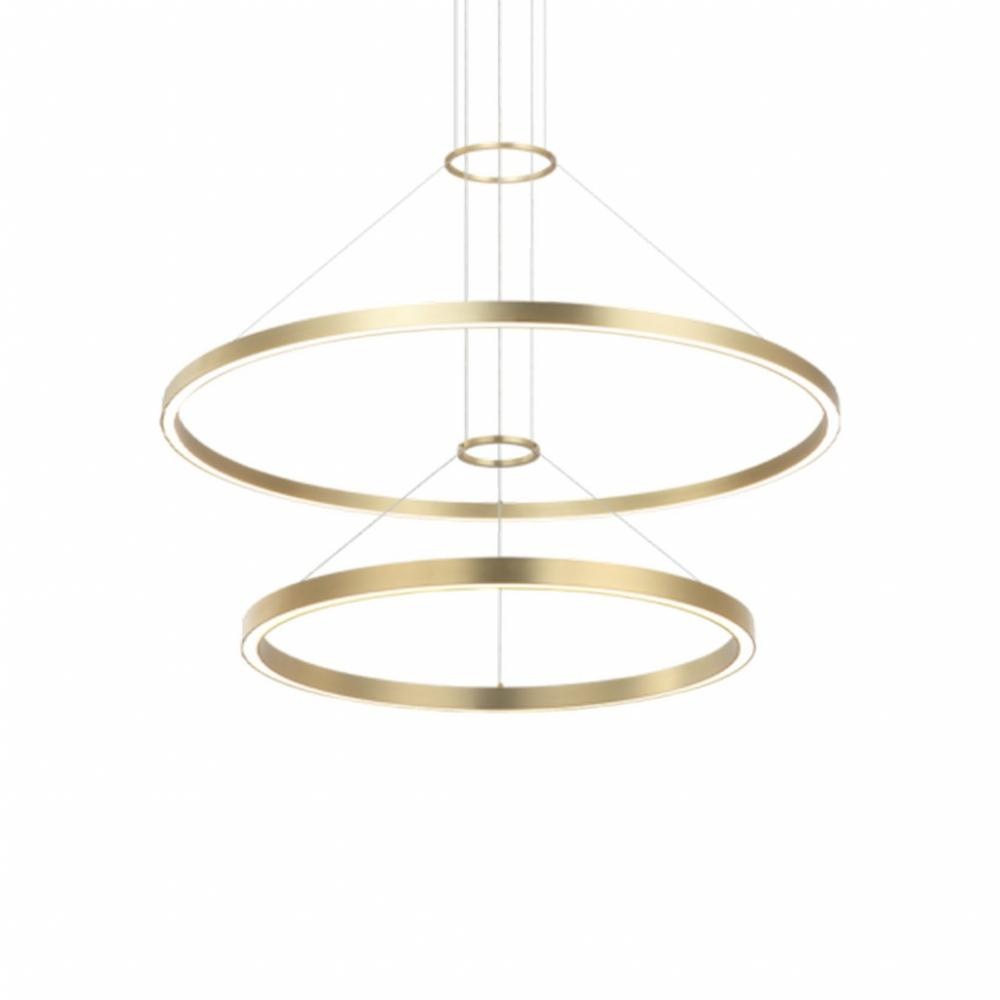 O&#39;Hara Brushed Gold Chandelier
