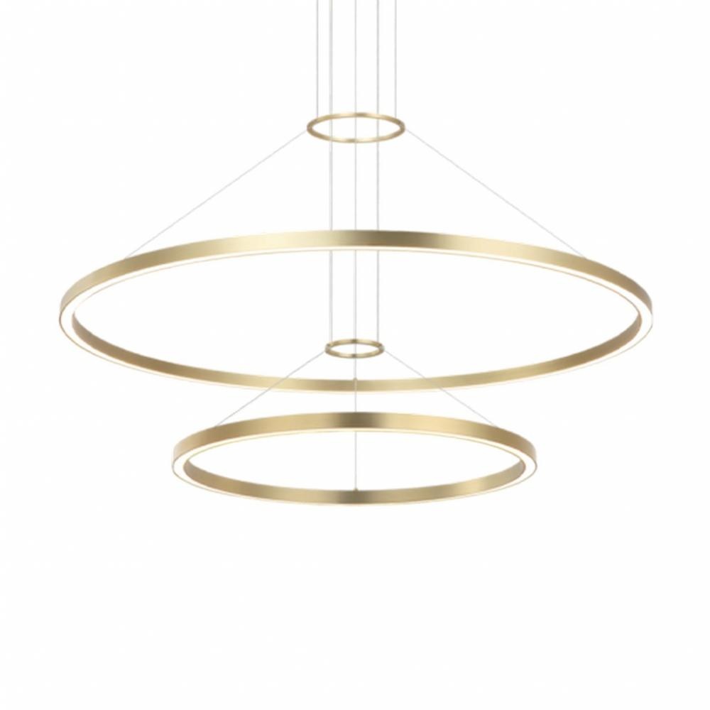 O&#39;Hara Brushed Gold Chandelier