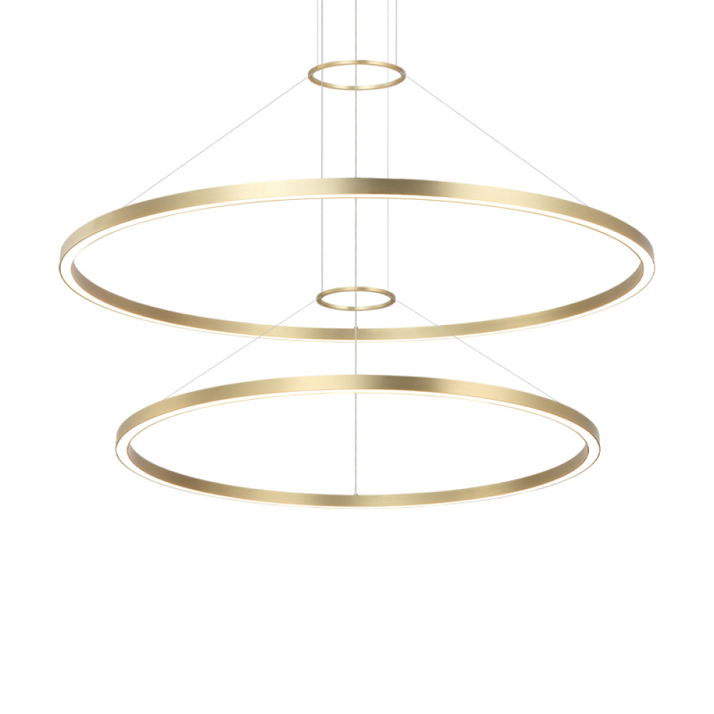 O&#39;Hara Brushed Gold Chandelier