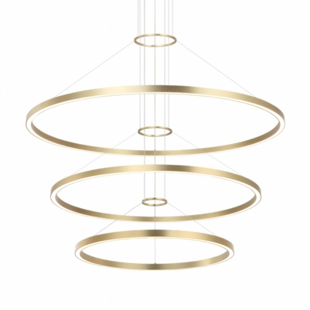 O&#39;Hara Brushed Gold Chandelier