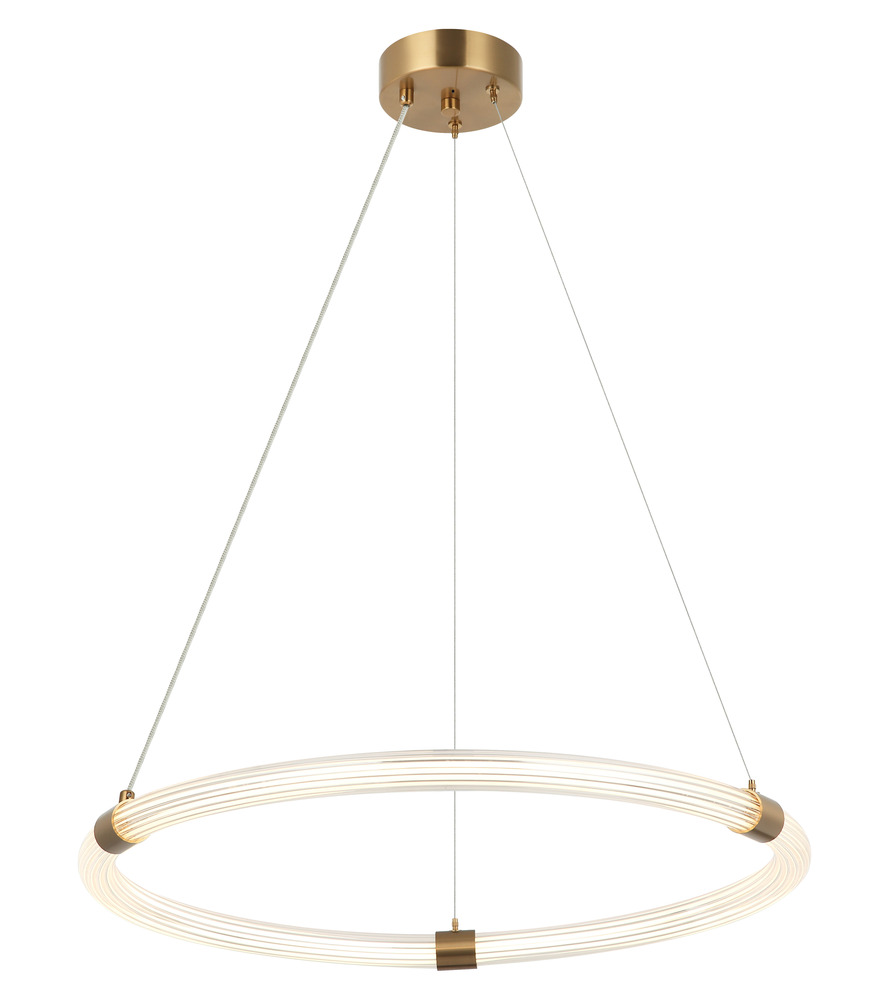 Inkara Aged Gold Brass Pendant