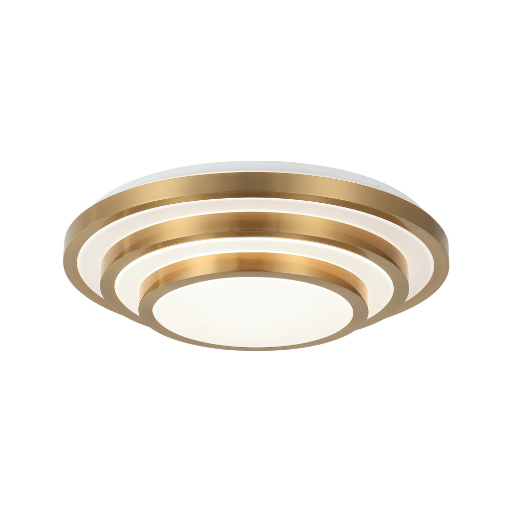 Helix Aged Gold Brass Flush Mounts