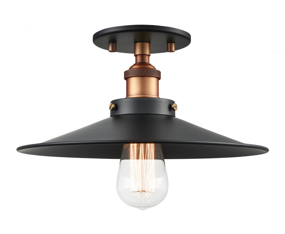 Bulstrode&#39;s Workshop Aged Gold Brass Ceiling Mount