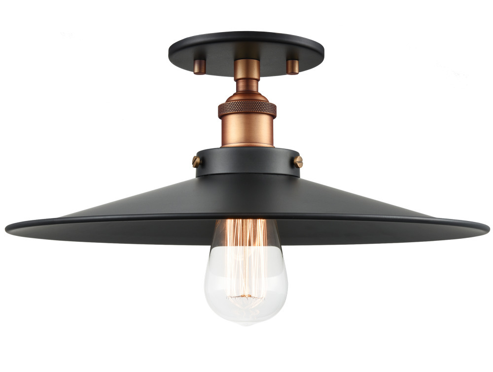 Bulstrode&#39;s Workshop Aged Gold Brass Ceiling Mount