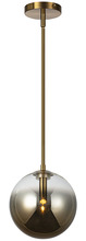 Matteo Lighting C70711AGAG - Averley Aged Gold Brass Pendant