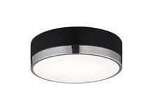 Matteo Lighting M14302BKCH - Trydor Black and Chrome Ceiling Mount