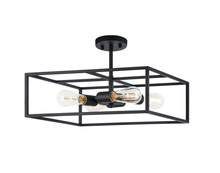 Matteo Lighting X71644RB - Candid Rusty Black Ceiling Mount
