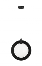 Matteo Lighting C80711BKOP - Astro Black Pendant