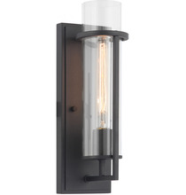 Matteo Lighting S03901MB - Tubulaire Matte Black Wall Sconce