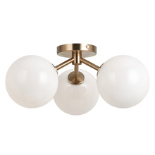Matteo Lighting X81703AGOP - Novo Aged Gold Brass Ceiling Mount