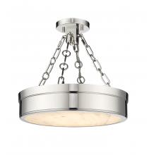 Z-Lite 1944SF15-PN-LED - 1 Light Semi Flush Mount