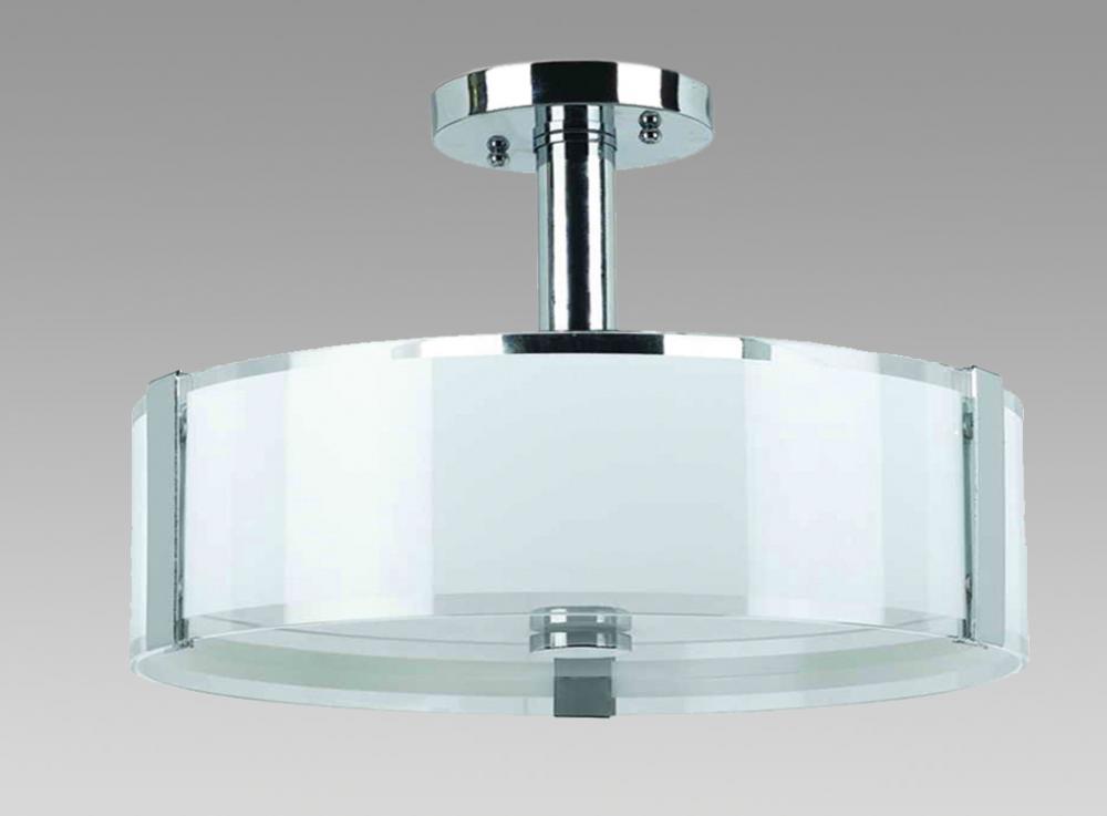 3 light Semi-Flush Mount 