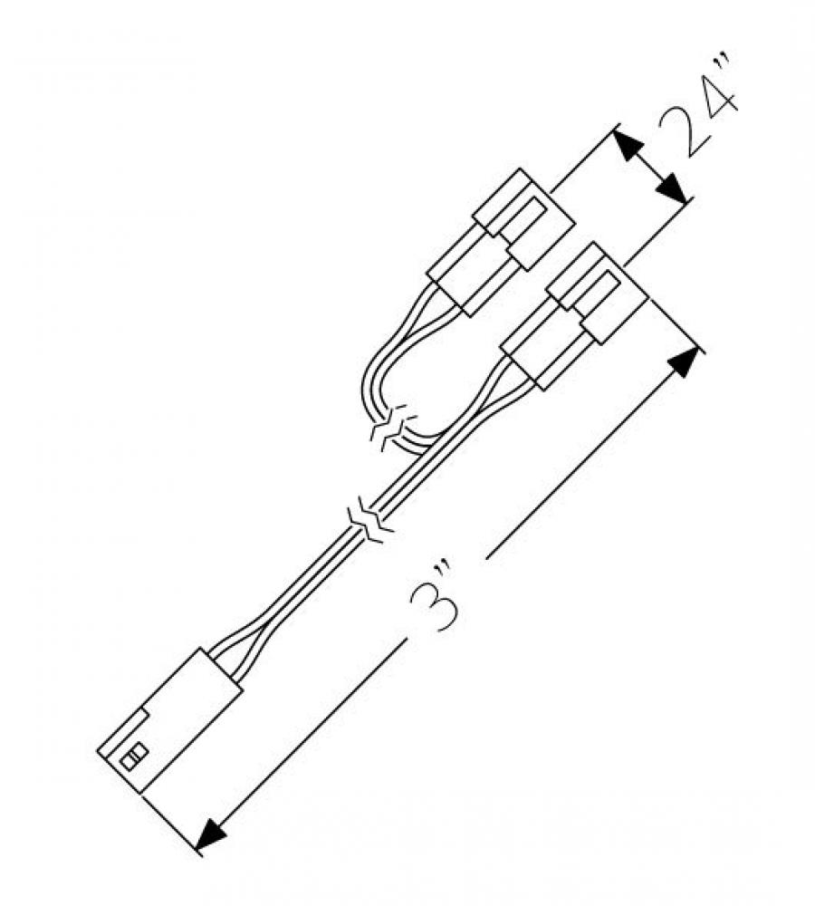 24&#34; Y Splitter
