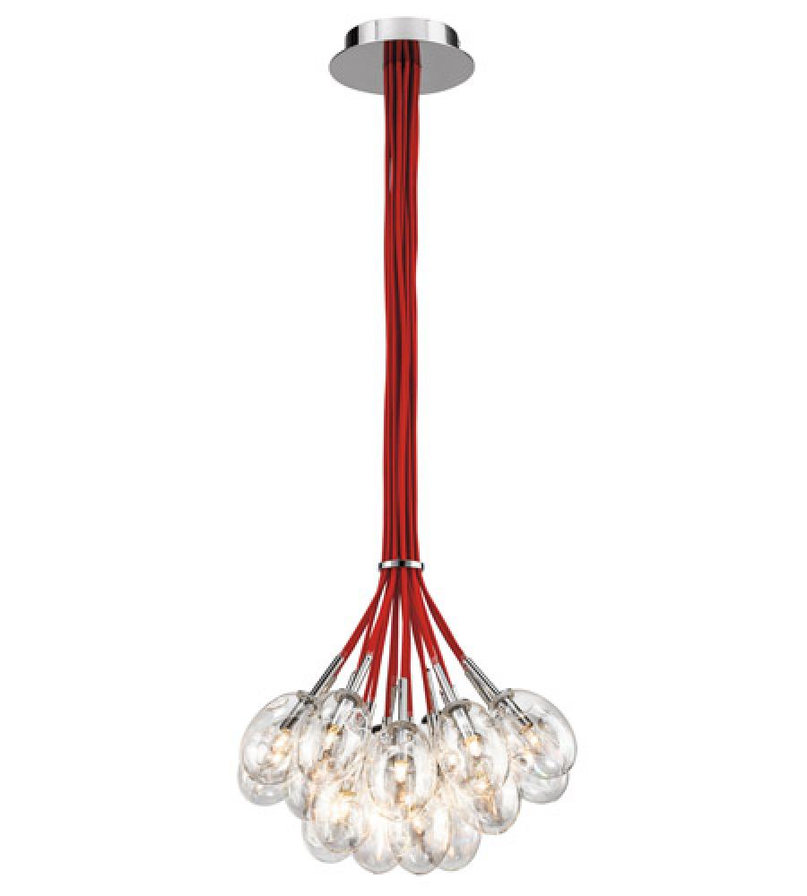 Menicus 19 Light 18 inch Chrome Chandelier Ceiling Light