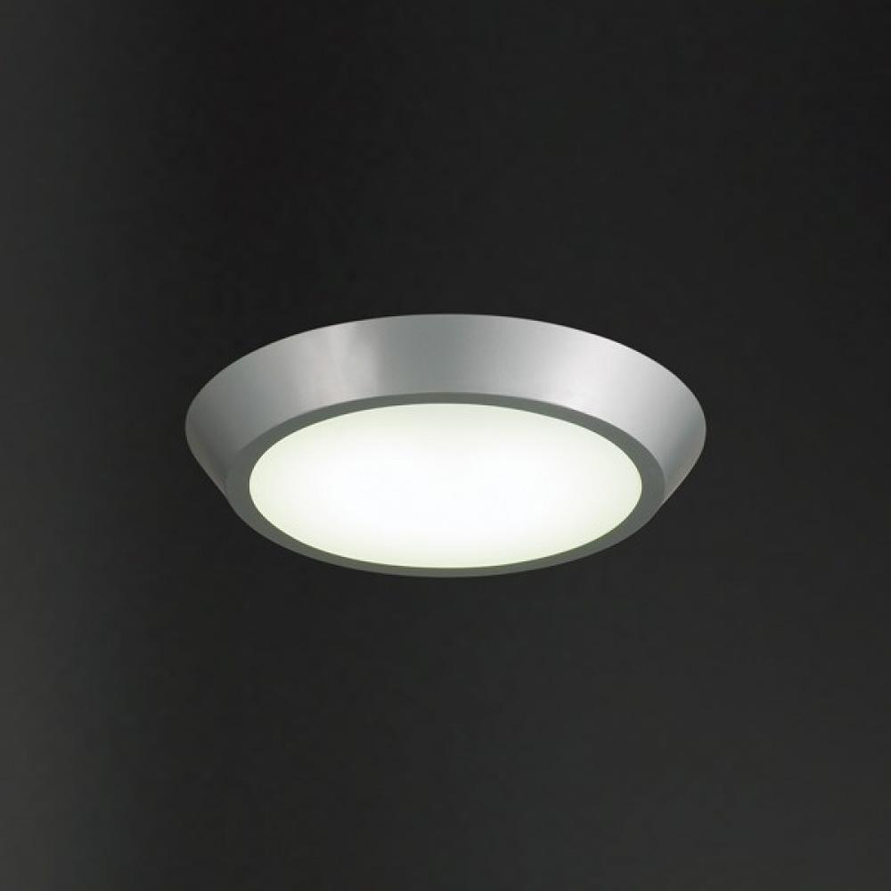 Devo 1 Light Flush Mount in Silver