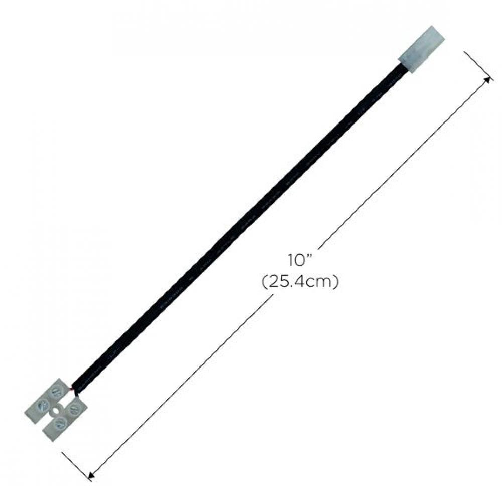 Connection cord with screw terminal