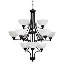 Marchand Electric Items 121-800/12/JG - 12LT BRZ CHANDELIER
